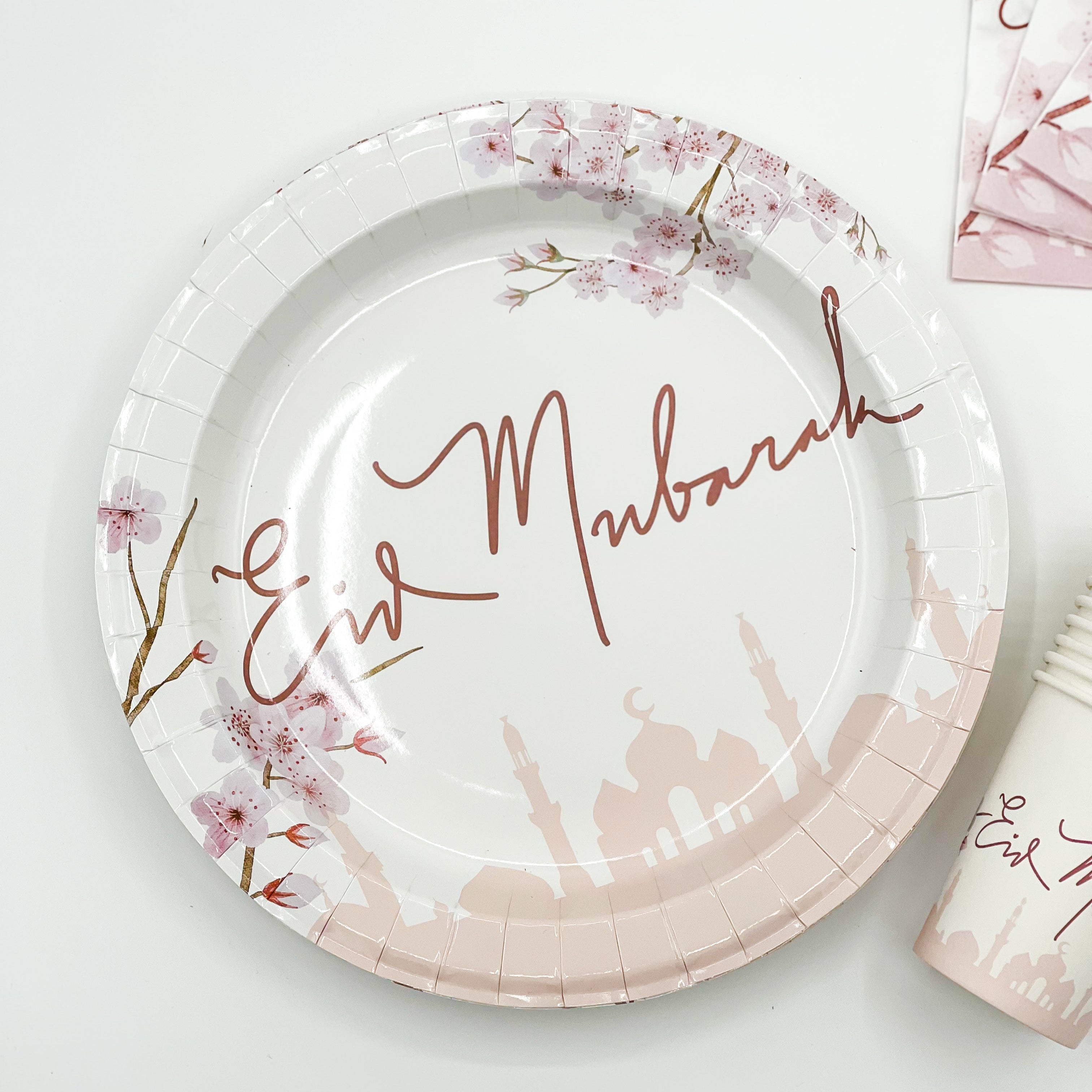 Eid mubarak plates SAKURA Collection