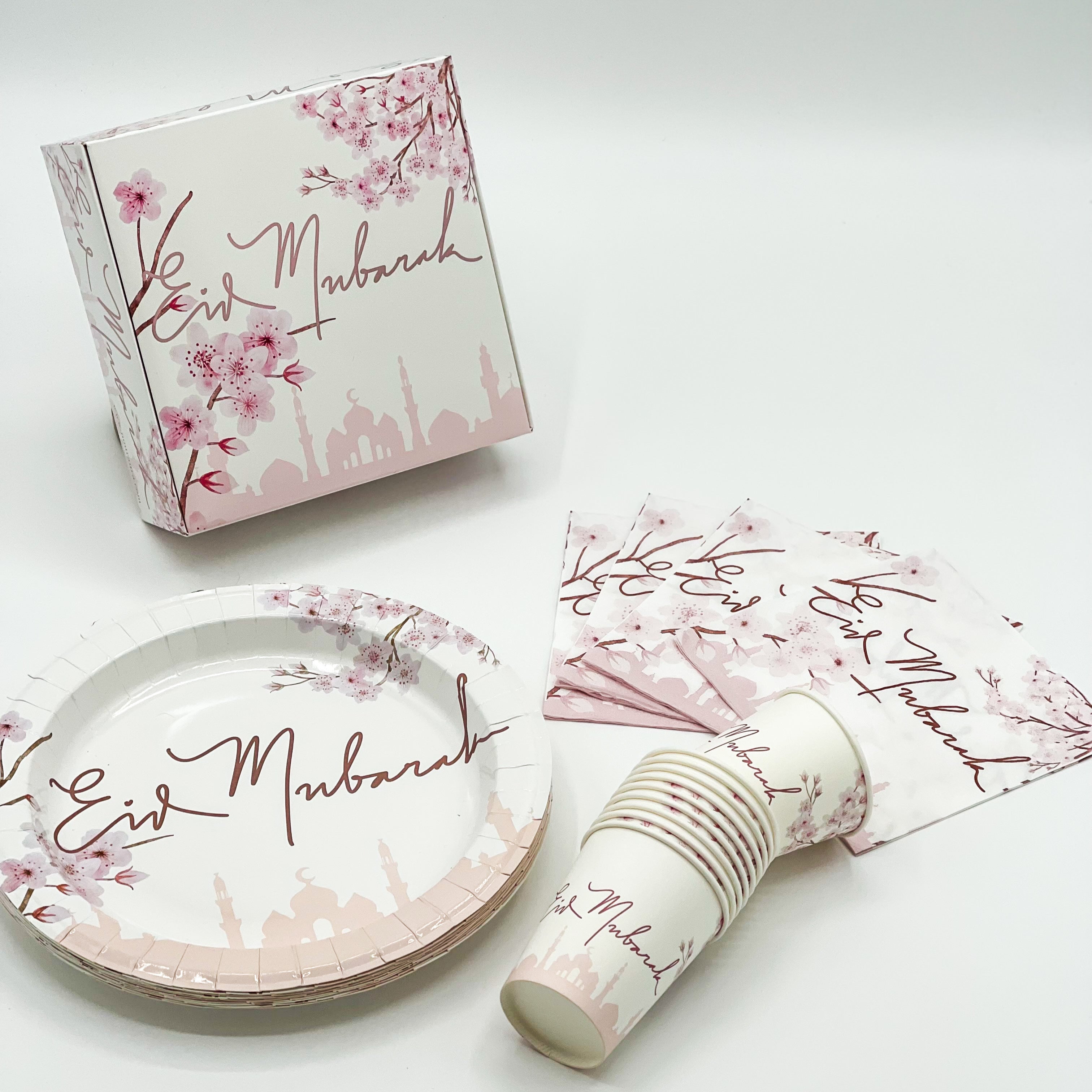 Serviette EID MUBARAK Papier collection Sakura 